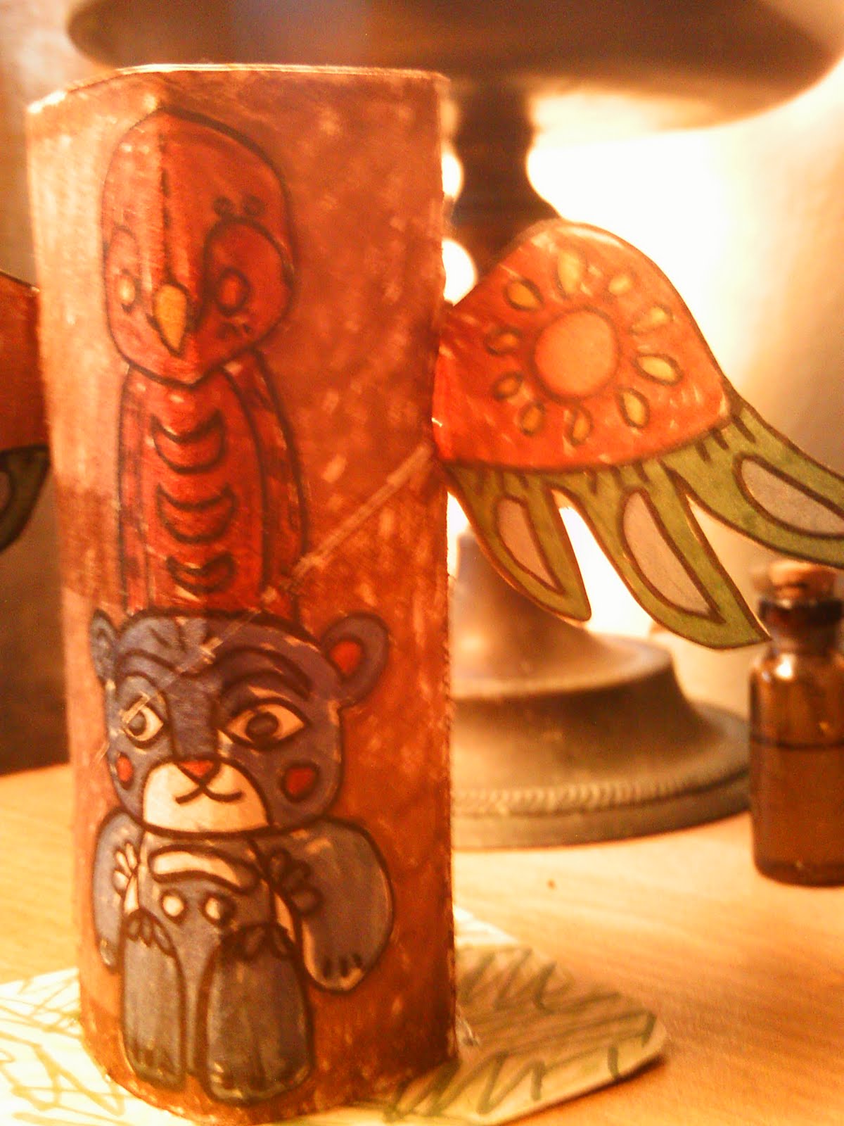 cider and faun: where ada shares: making totems