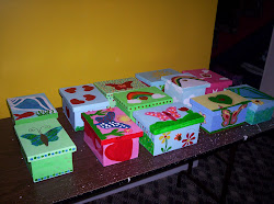 HAND-PAINTED BOXES BY MY DAUGHTERS CLASS