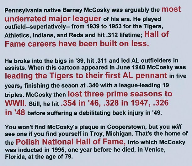 Barney McCosky: The back story...