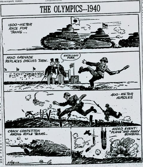 March 1938...Olympic Games