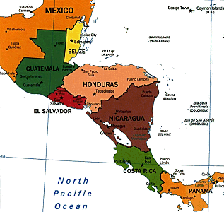 Colegio Siglo XXI - Blog: MAPAS DE CENTRO AMERICA