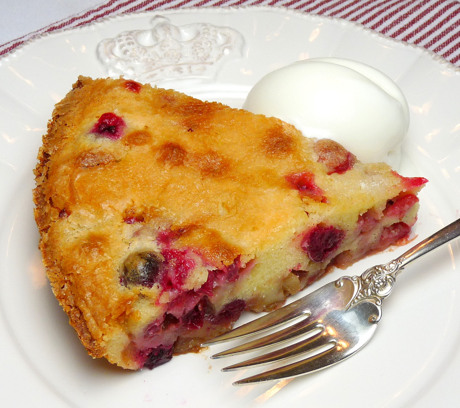 Ina's Easy Cranberry Apple Cake Wives with Knives
