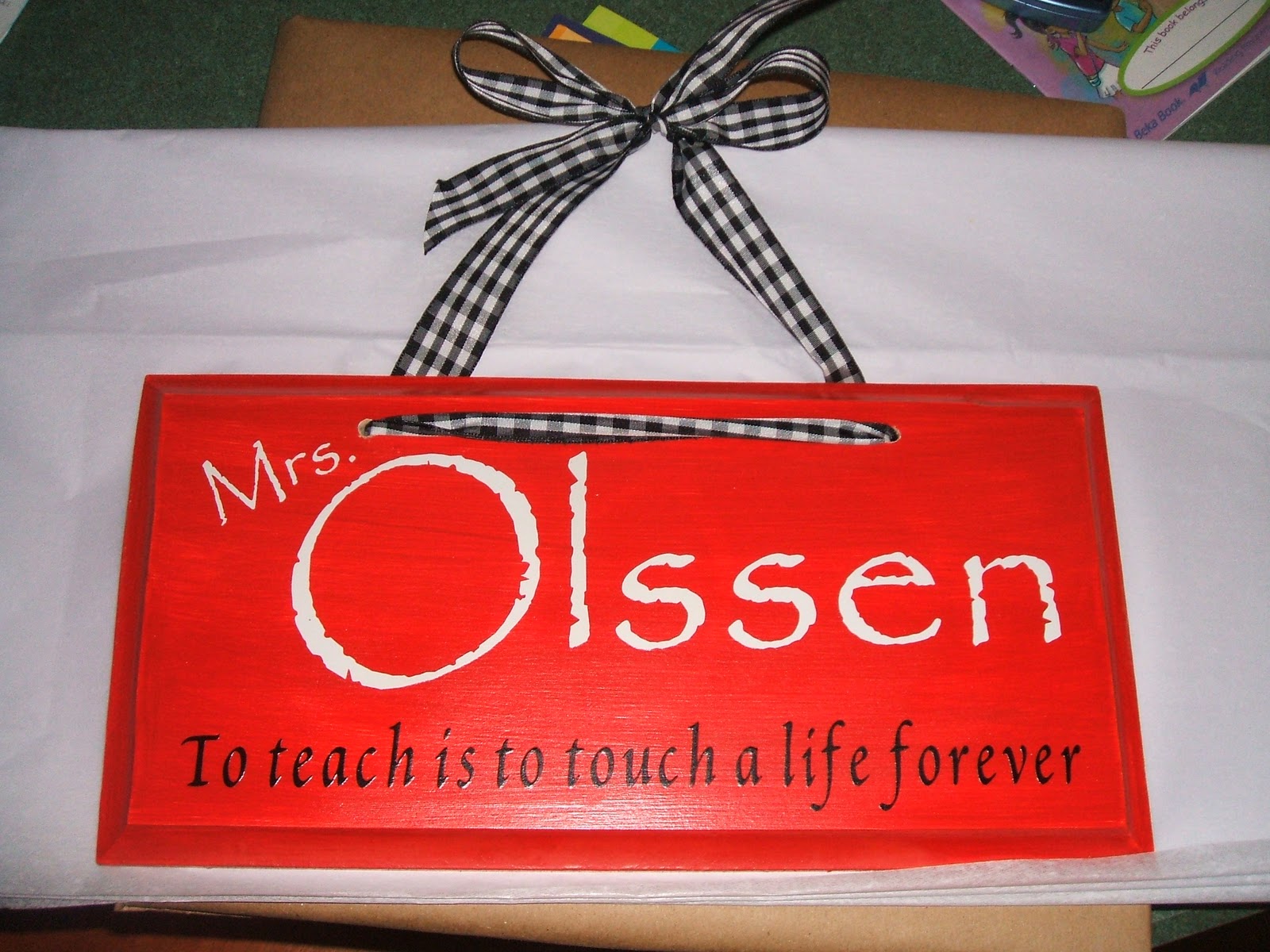 The Kota Box vinyl lettering Teacher Gifts
