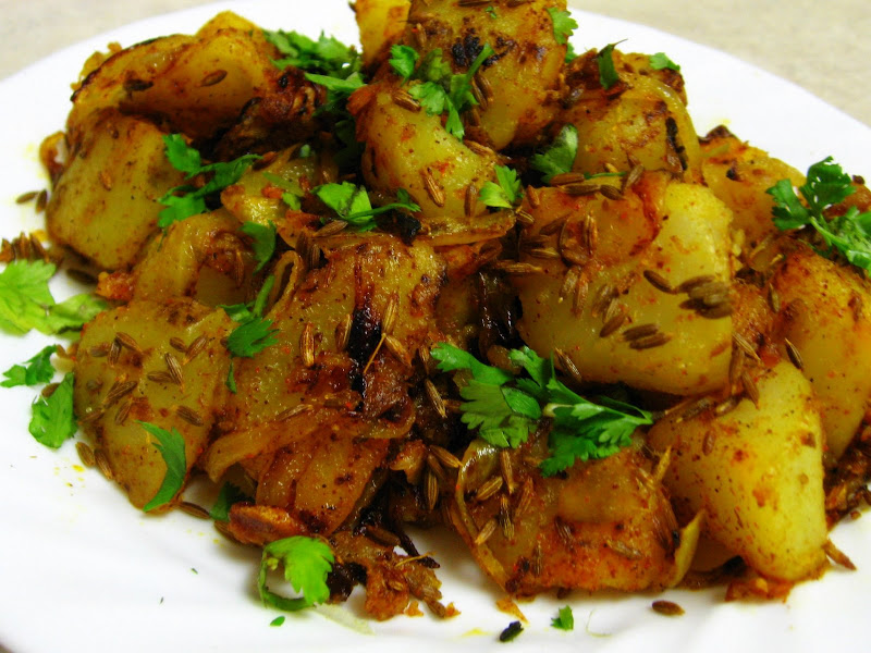 Indian cooking: Jeera Aloo