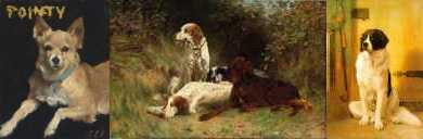 Dogs by Sargent, Blinks and Gérôme