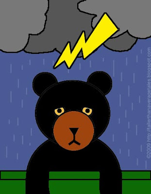 Bear under the weather