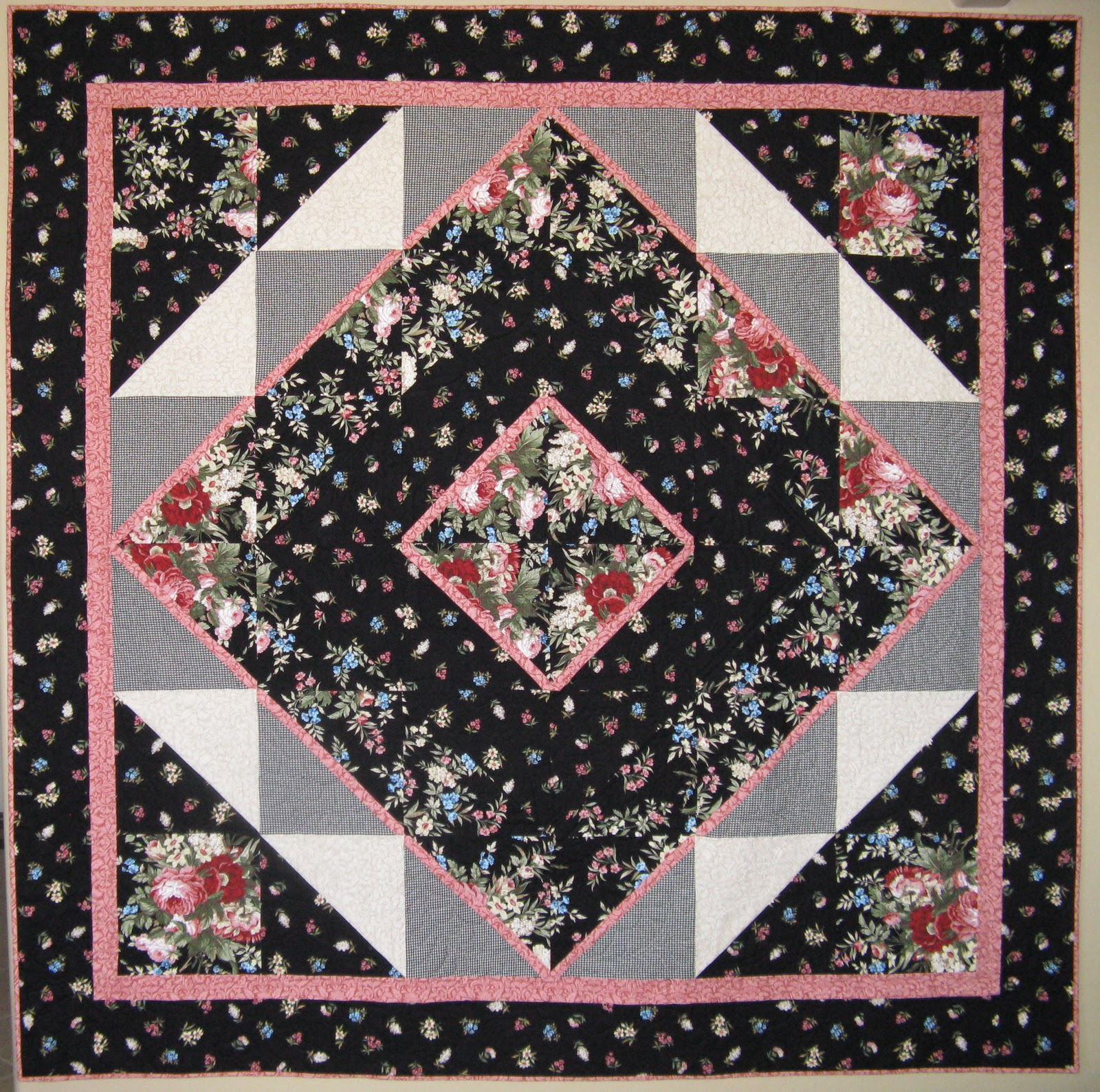 to Maggie's Medallion quilt in Mc Call's Quick Quilts Magazine!