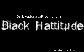 dark vasor: black hattitude