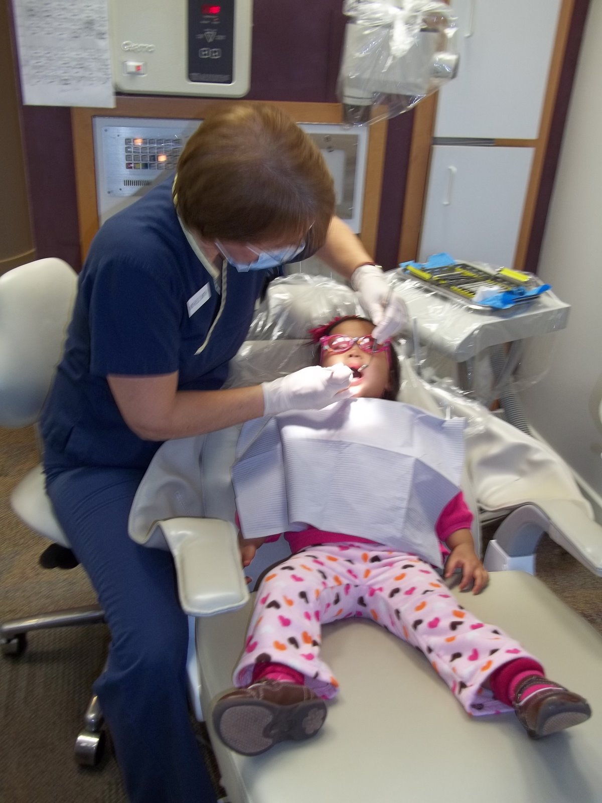 The Weaver's World Taylor's First Trip to the Dentist