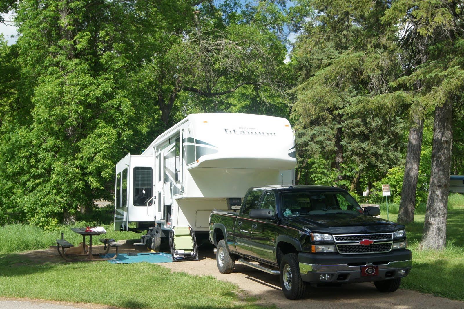 RV Campsites and Reviews: 6/7/2010 Itasca State Park, Park Rapids, MN Site 66