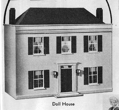 vintage colonial dollhouse