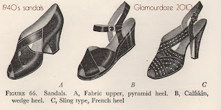 1940's shoes - sandals