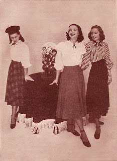 Skirts and Blouses in the 1940s
