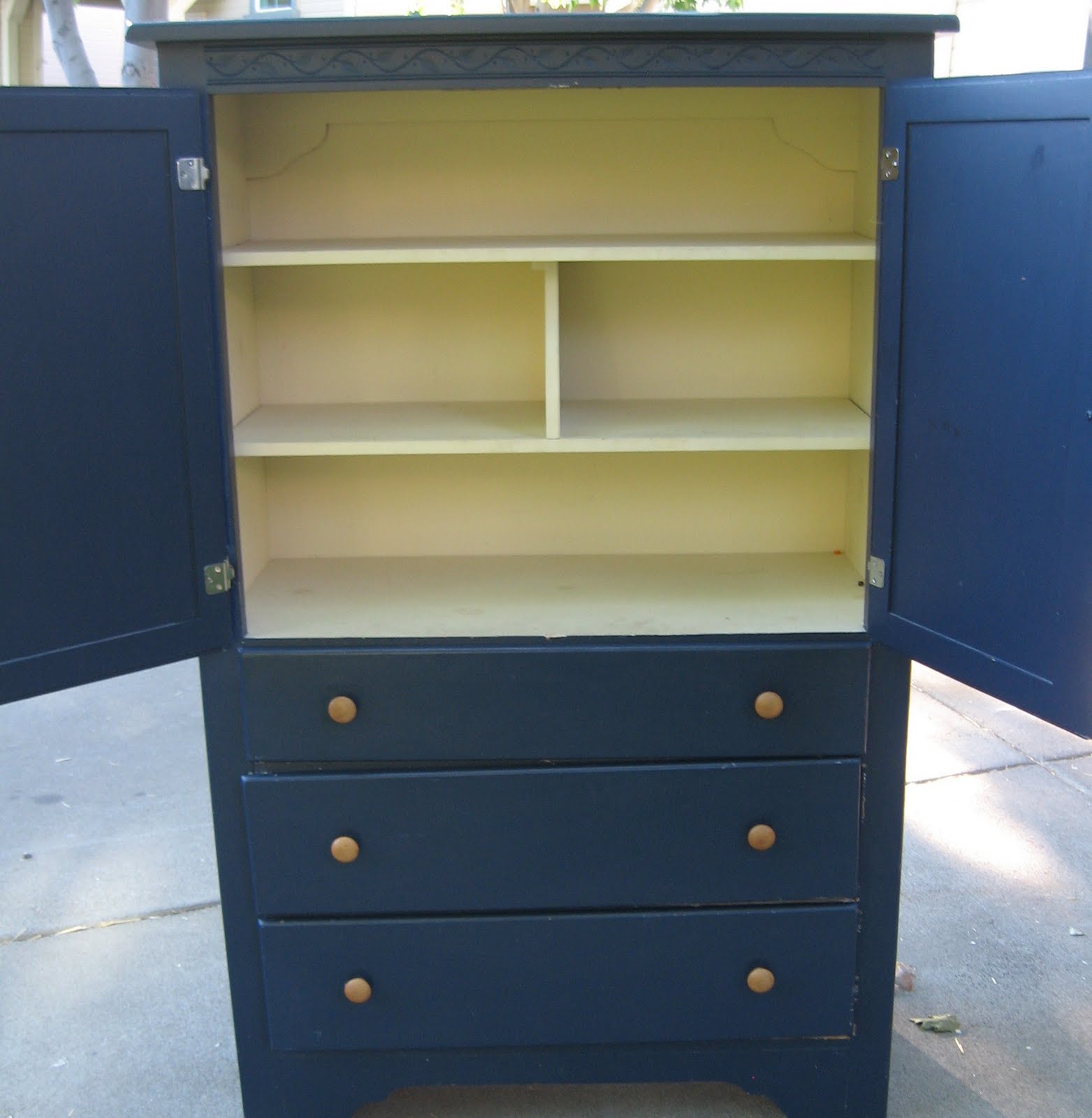 Gracefully Vintage Pottery Barn Inspired Hutch