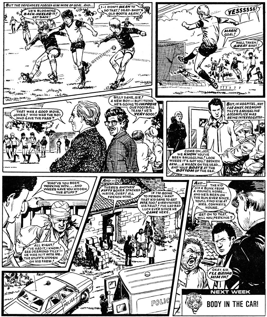 British Comic Art Billy's Boots