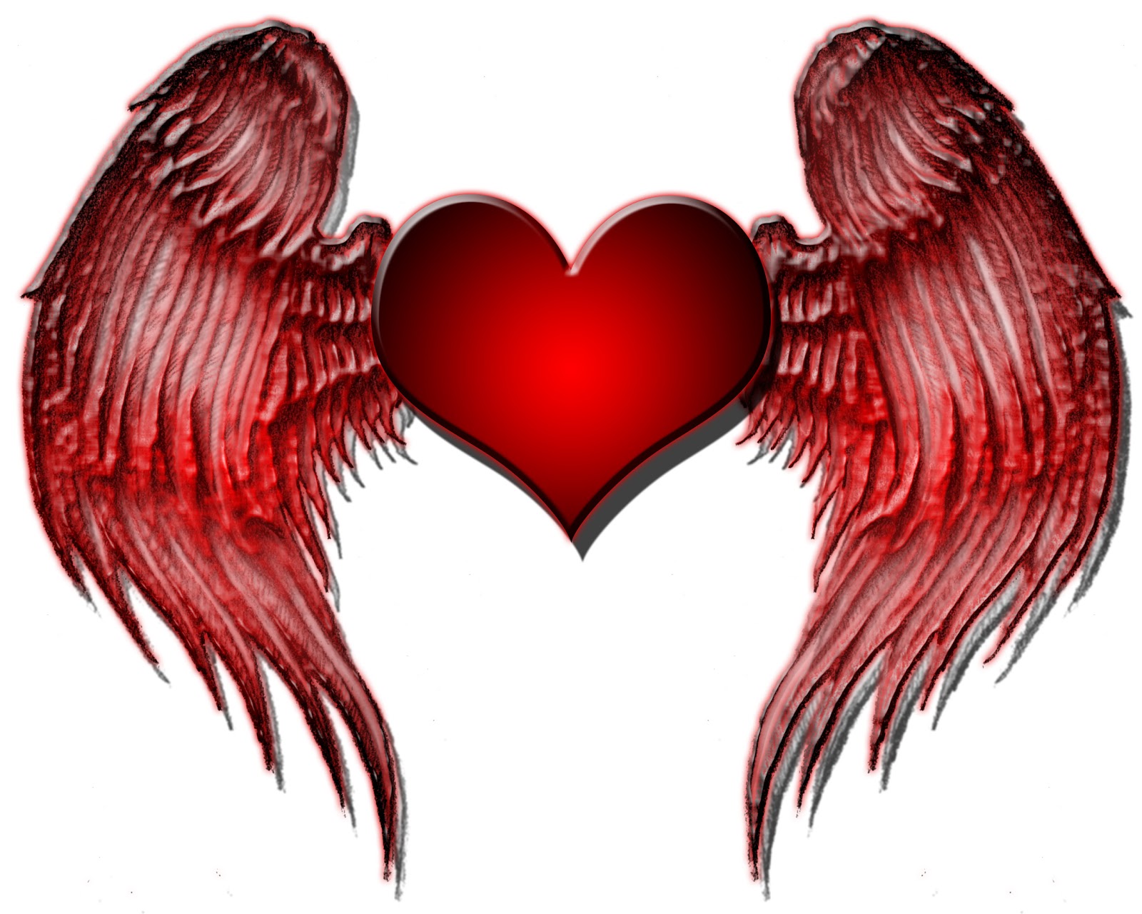 heart wings