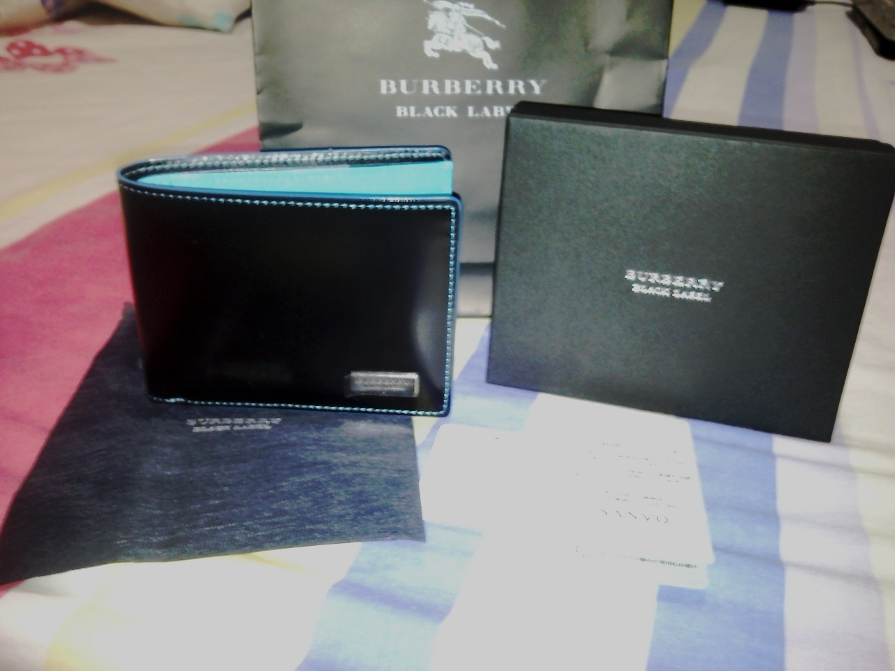 Maxey's World: Burberry Black Label wallet