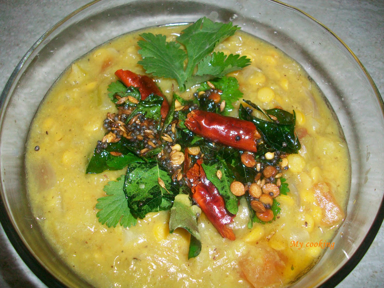 Spicy Treats Cabbage Kootu / Cabbage Lentils Coconut Curry / Cabbage