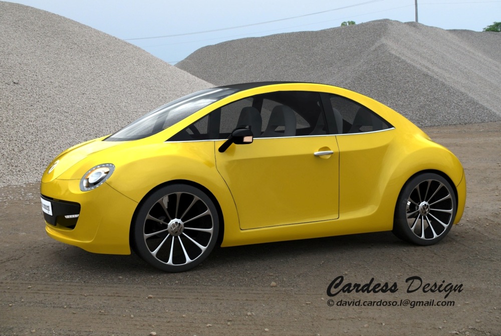 Autos Brasil Design Proposal for Next Generation VW Beetle