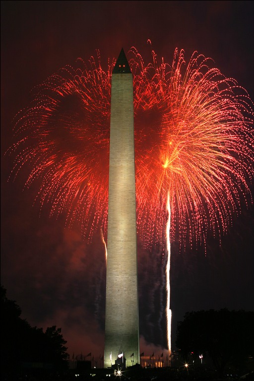 Blue Ridge Mountain Home Capitol 4th Fireworks by the Washington Monument