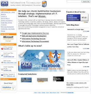 SADA new website