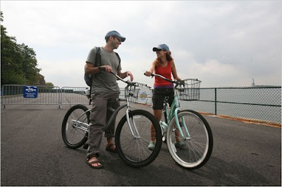 Cyclists on Governors Island by Hiroko Misuiki / NY Times