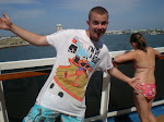 My son during his graduation cruise in 2010.