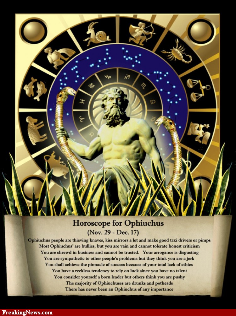 R i g h t a r d i a Your horoscope for Ophiuchus the 13th Zodiac sign