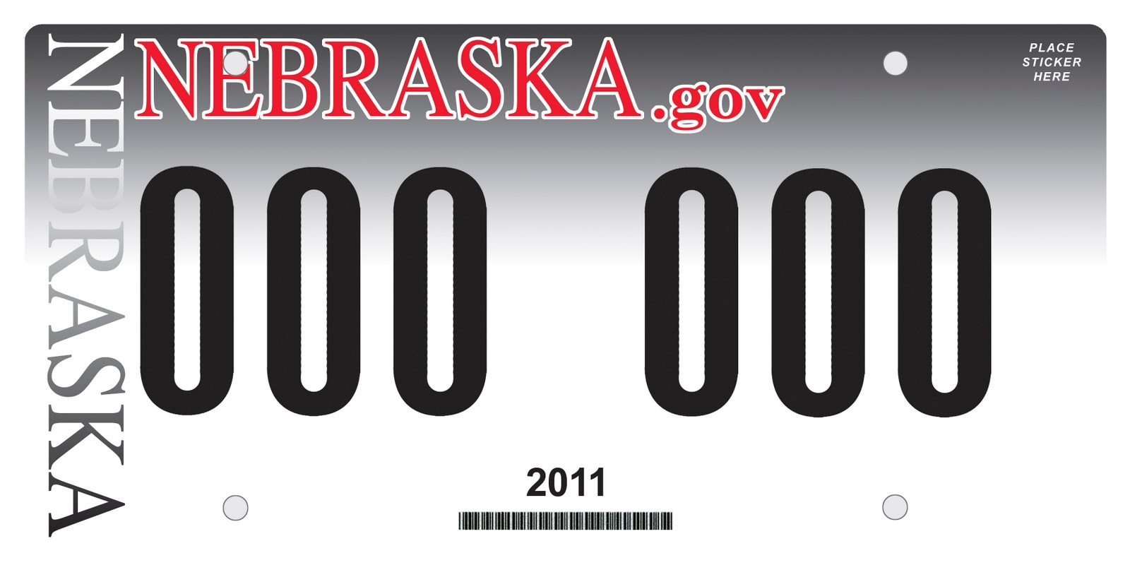 The Tangeman Family Blog New Nebraska License Plate