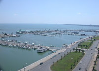 Aerial view of the Marina