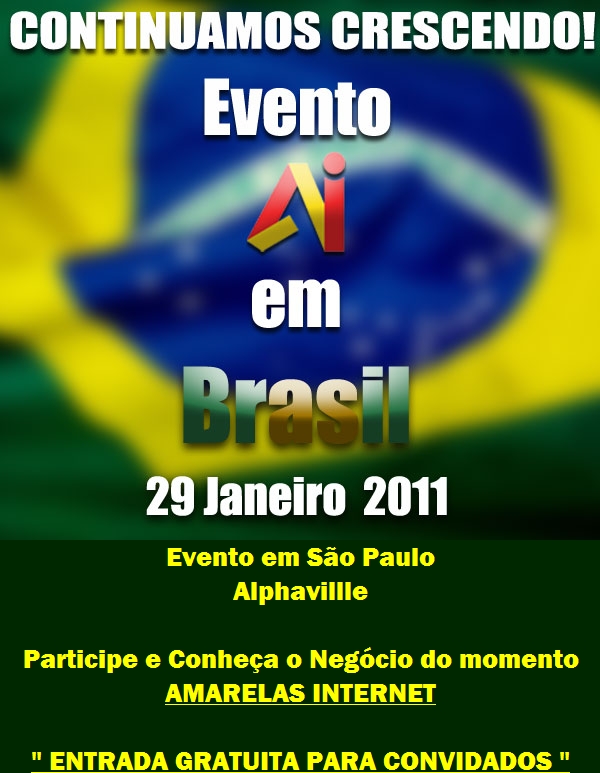 AMARELAS As Páginas Amarelas da 1º EVENTO NACIONAL DO ANO DAS AMARELAS