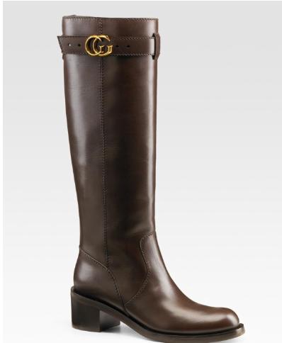 Gucci GG brown riding boots Fall 2010 | www.ermes-unice.fr