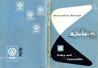 Instruction manual vw beetle sedan and convertible 1954.