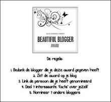 Award ontvangen, Beautiful Blogger