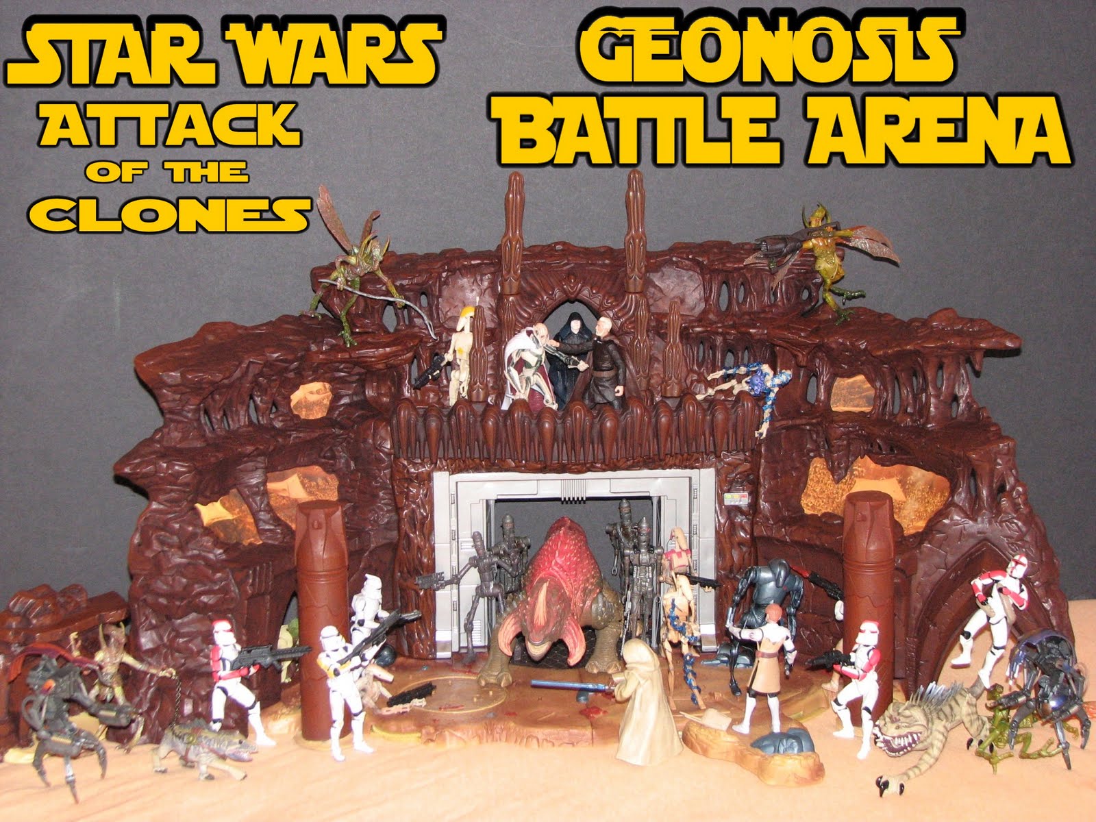AJV's Collections Local Star Wars Playsets Geonosis Battle Arena