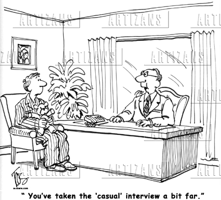 Grumpy Interviewee Humor-in-Hardtimes: The Perfect Job Interview