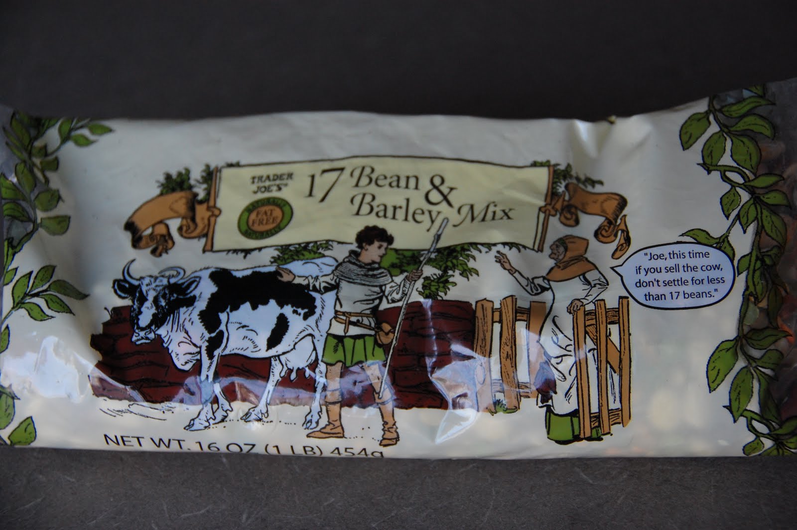 What my kids are eating 17 bean & barley mix from Trader Joe's