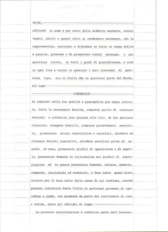 PROCURA GENERALE A FAVORE DI SAR D. ROSARIO DA PARTE DI SAR D. MARIA PIA - PAG. 2