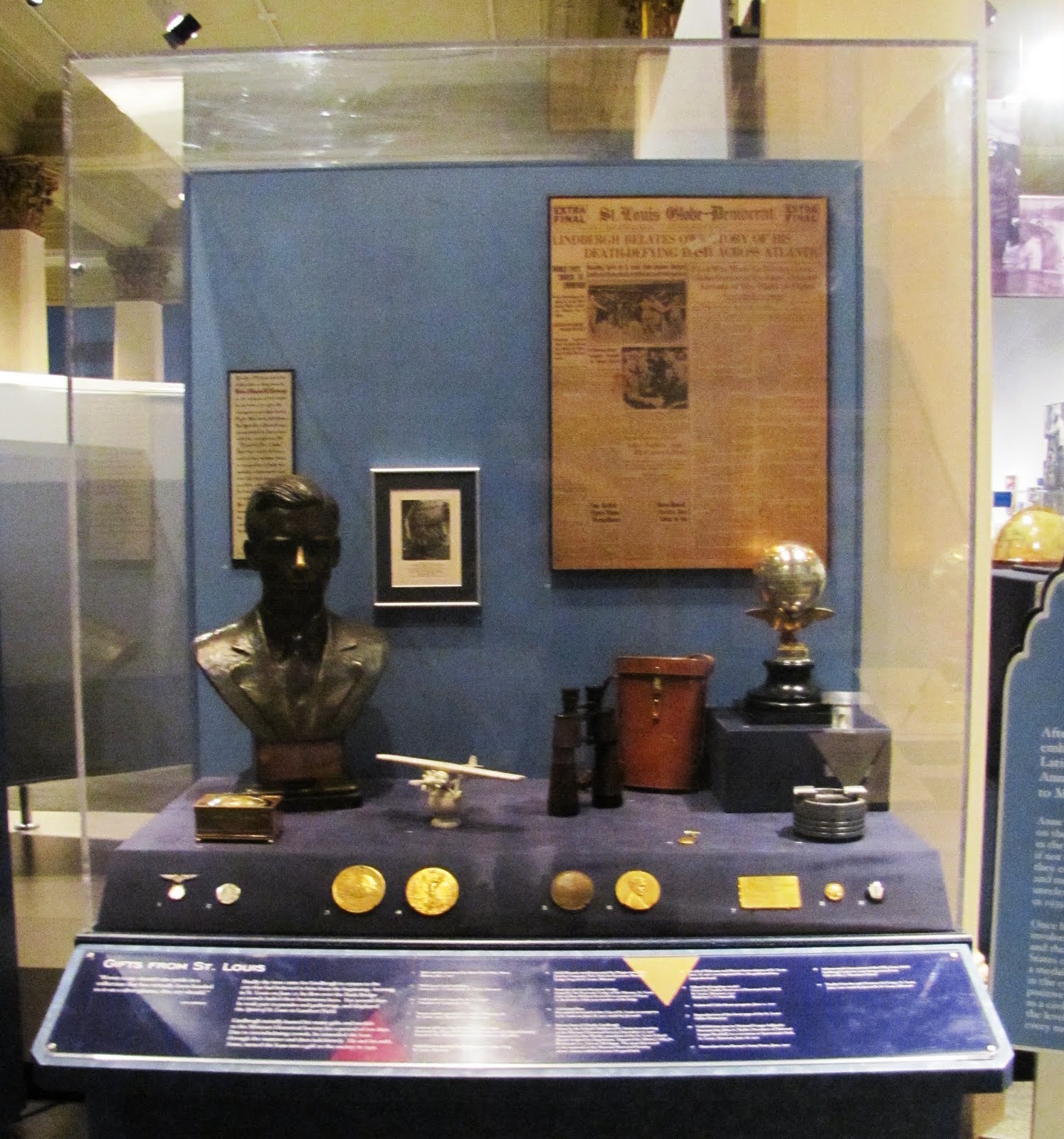 The Aero Experience Lindbergh Exhibit at Missouri History Museum in St