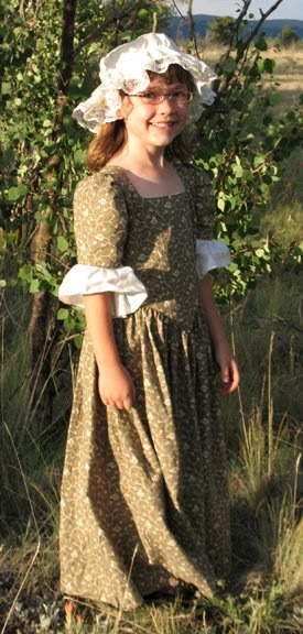 Revolutionary Seamstress: Little Girls Colonial Dress