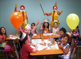 The McLaren Family 2008: Sarah's 5th Birthday - McDonald's Party!!!
