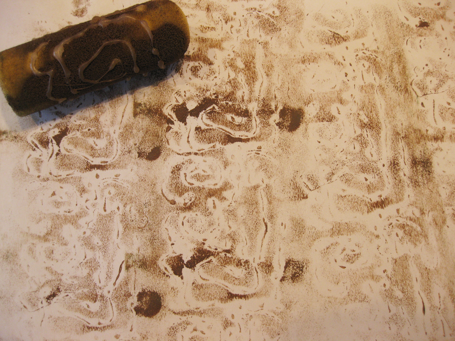 Wen Redmond Fabric Painting On A Roll! Brayer Printing