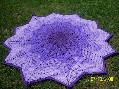 Looking for the Six-Pointed Star Afghan crochet pattern by Sandra