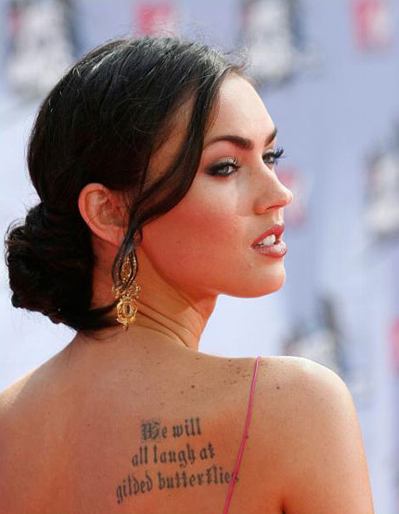 ngablack tattoos: Best Of Celebrity Female Tattoos