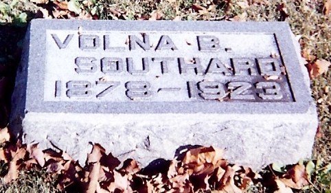 Volna Blackburn Southard's stone