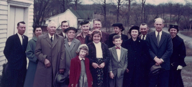 Family gathers for Belle's funeral.