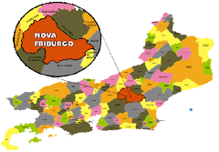 Localização de Nova Friburgo - RJ