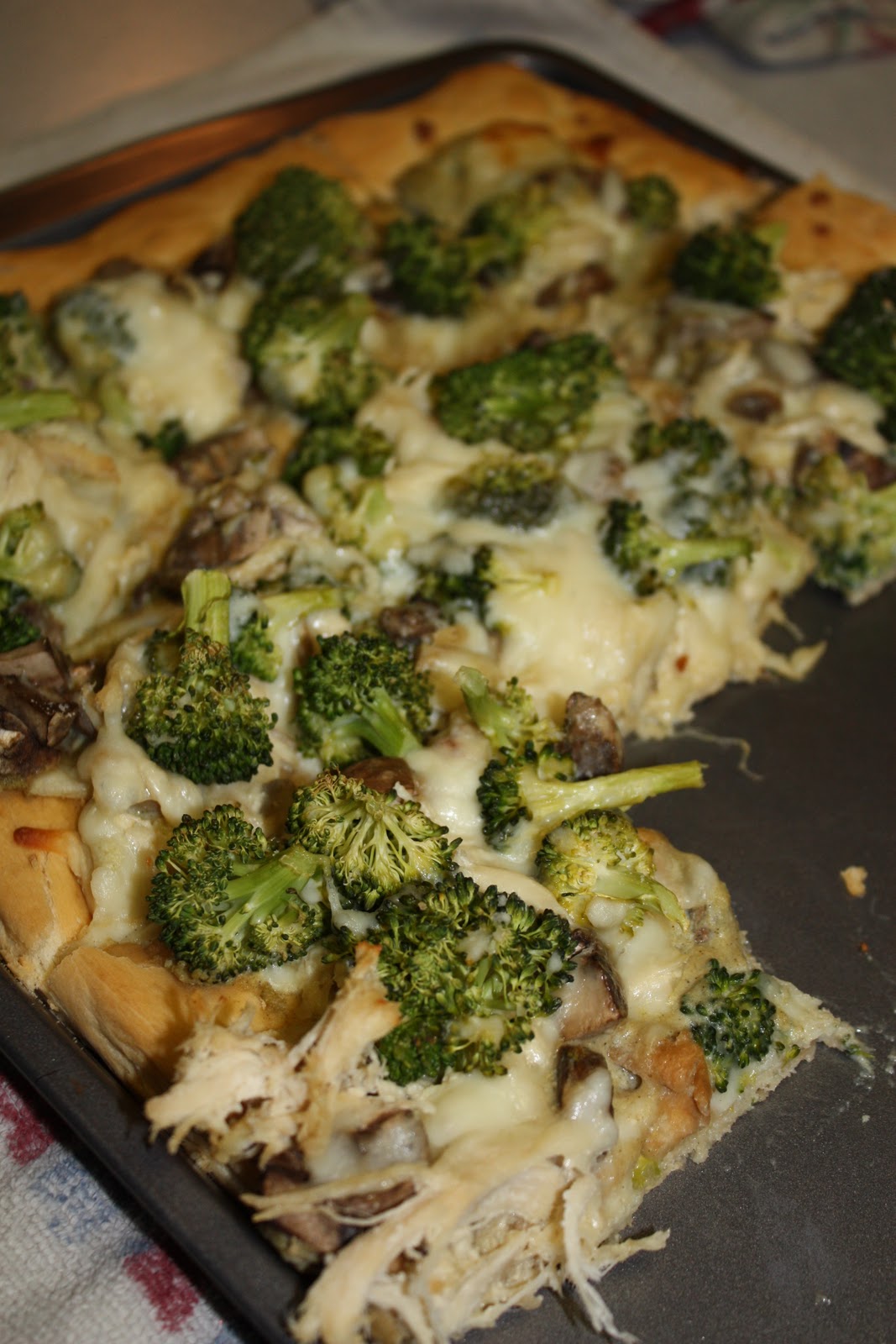 Recipe Reviews with Jen Ricotta Cheese Pizza with Chicken, Broccoli