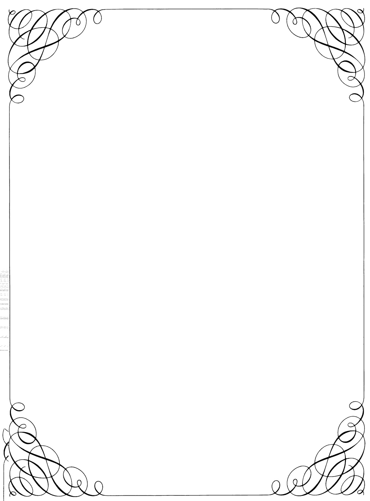clip art borders and frames for word - photo #18