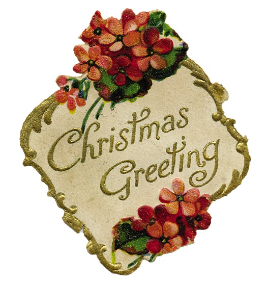 vintage merry christmas clip art free - photo #2